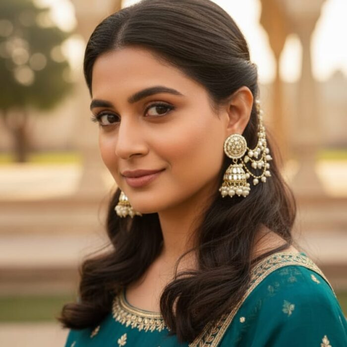 Bahubali kundan jhumki