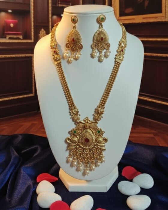 Marathi long necklace