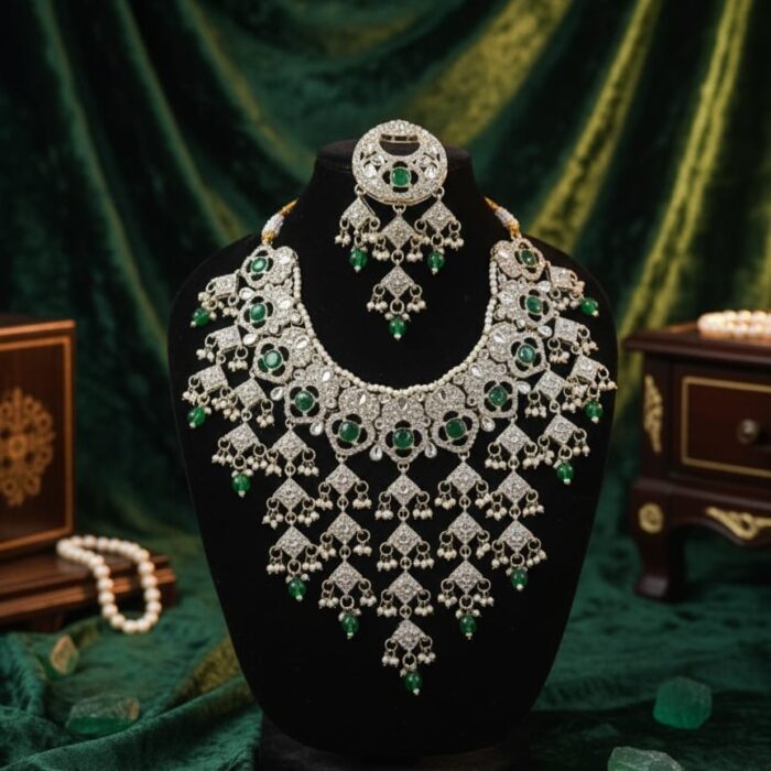 Latest stylish Kundan Party Set